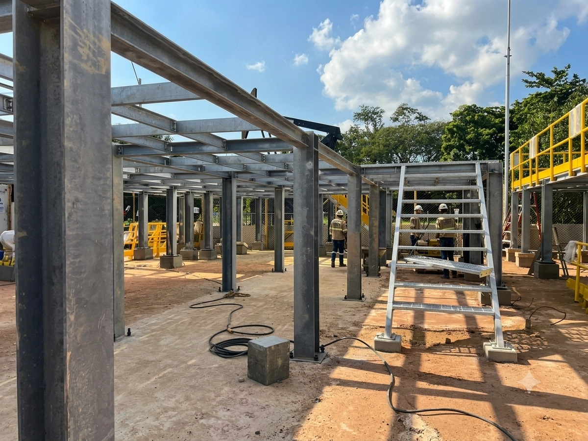 Estructura metálica de GLP Multiservicios (foto 1)